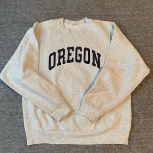 Vintage Oregon Crew Neck Sweatshirt